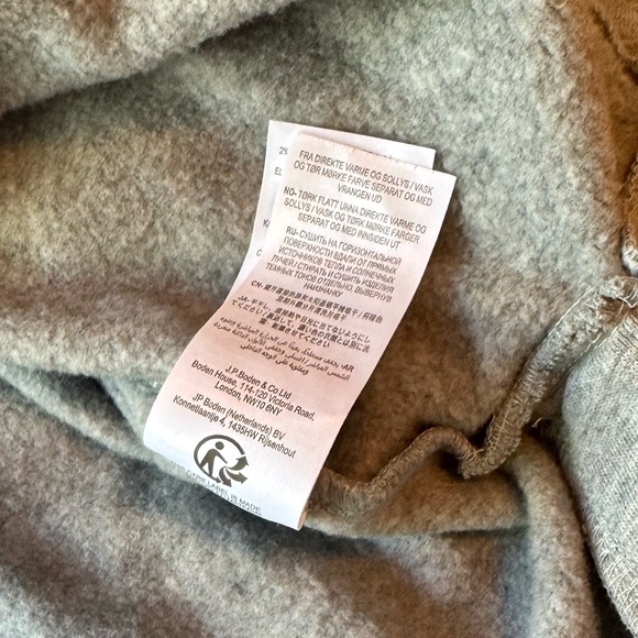 Boden Gray Interest Sweatshirt w White Lace, Size Small, Like New! - Picture 6 of 9
